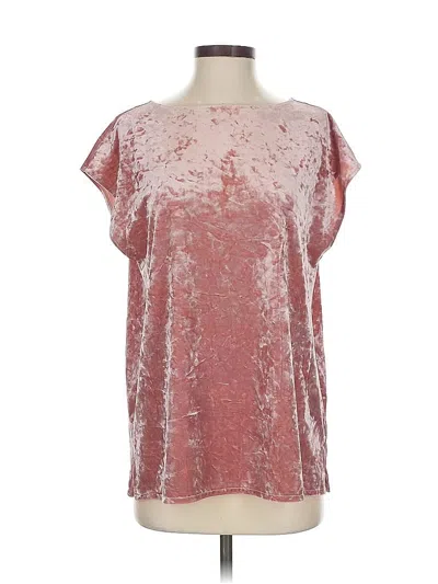Pre-owned Vince Camuto Short Sleeve T-shirt In Pink