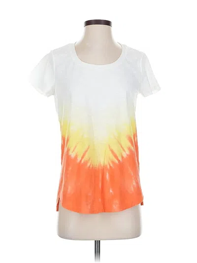 Pre-owned Vince Camuto Short Sleeve T-shirt In White