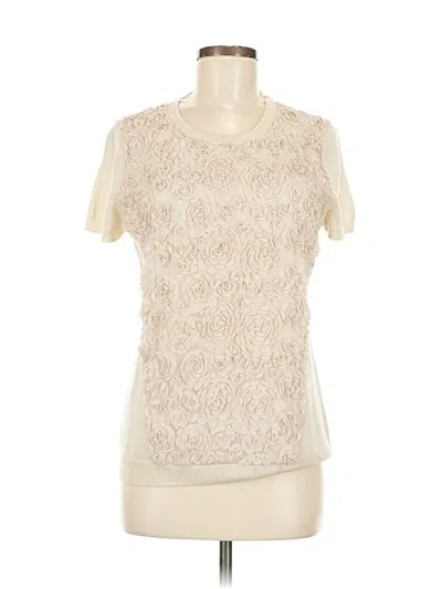 Pre-owned Vince Camuto Short Sleeve T-shirt In White