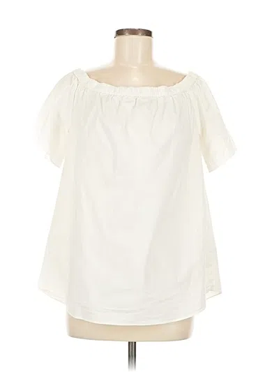 Pre-owned Vince Camuto Short Sleeve T-shirt In White