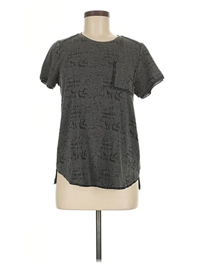 Pre-owned Vince Camuto Short Sleeve T-shirt In Gray