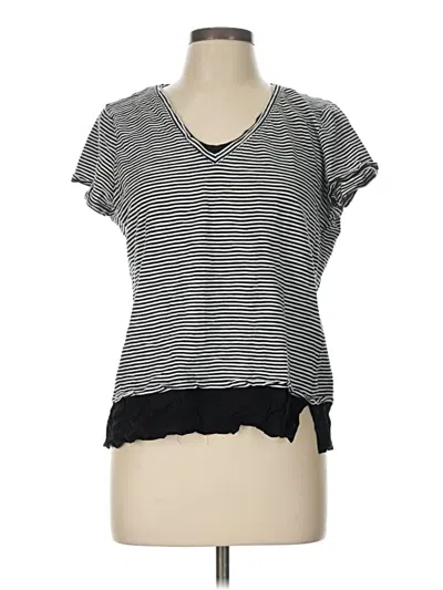 Pre-owned Vince Camuto Short Sleeve T-shirt In Gray