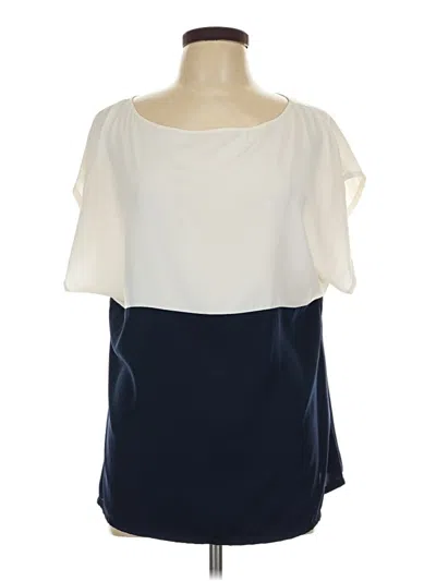 Pre-owned Vince Camuto Short Sleeve T-shirt In Ivory