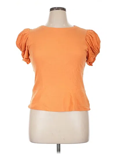 Pre-owned Vince Camuto Short Sleeve T-shirt In Orange