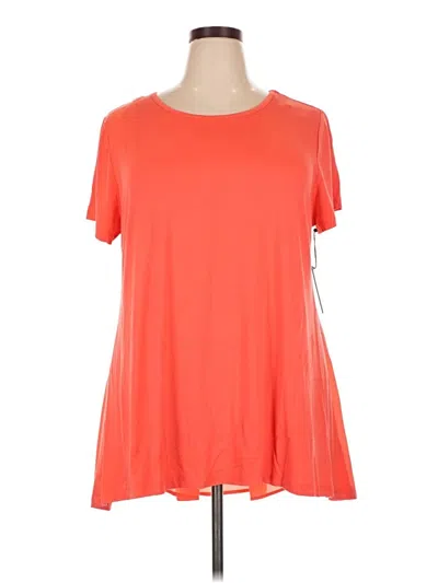 Pre-owned Vince Camuto Short Sleeve T-shirt In Orange
