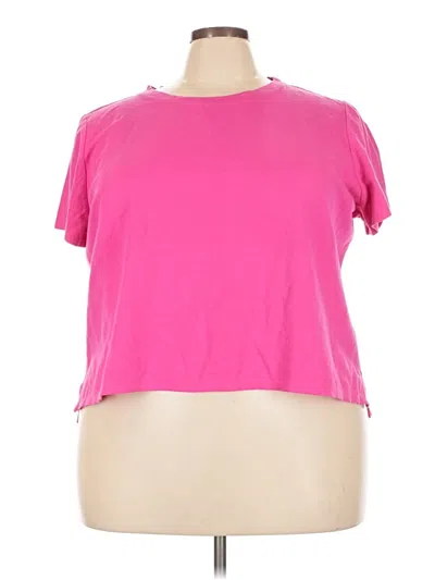 Pre-owned Vince Camuto Short Sleeve T-shirt In Pink