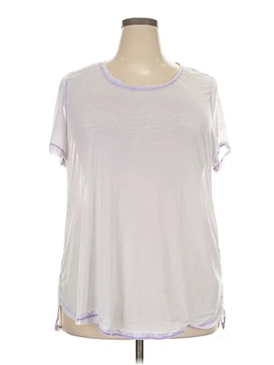 Pre-owned Vince Camuto Short Sleeve T-shirt In Purple