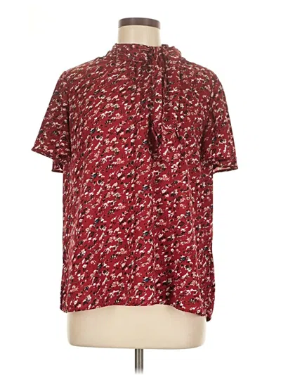 Pre-owned Vince Camuto Short Sleeve T-shirt In Red