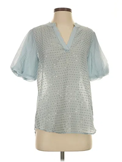 Pre-owned Vince Camuto Short Sleeve T-shirt In Silver