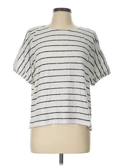 Pre-owned Vince Camuto Short Sleeve T-shirt In Silver