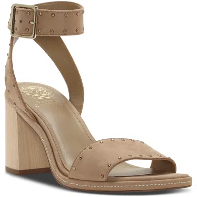 Vince Camuto Shyremin Womens Ankle Strap Squared Toe Block Heels In Multi