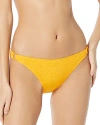Vince Camuto Side Ring Bikini Bottom In Mango