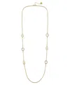 Vince Camuto Signature Mixed Link Pave Long Necklace