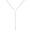 Vince Camuto Silver-tone Lariat Y-necklace In Silver