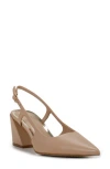 Vince Camuto Sindree Slingback Pointed Toe Pump In Cream Tan