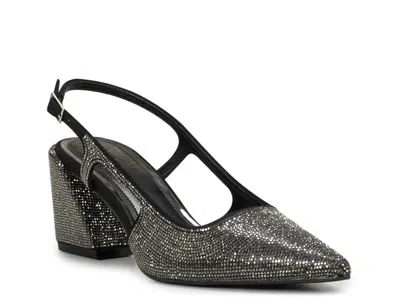 Vince Camuto Sindreea Pump In Black Rhinestones