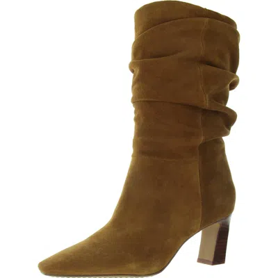 Vince Camuto Skylar Womens Slouchy Leather Mid-calf Boots In Multi