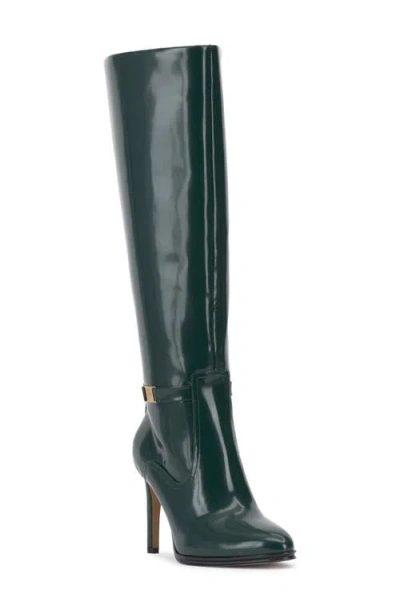 Vince Camuto Skylie Knee High Boot In Mallard Green