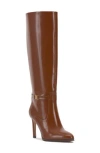 Vince Camuto Vcskylie Womens Zipper Man Made Over-the-knee Boots In Whiskey