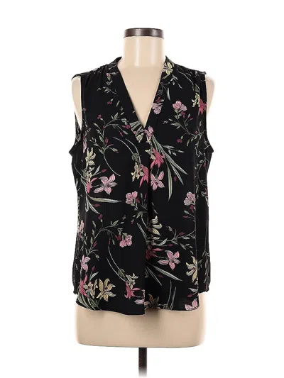 Pre-owned Vince Camuto Sleeveless Blouse In Black