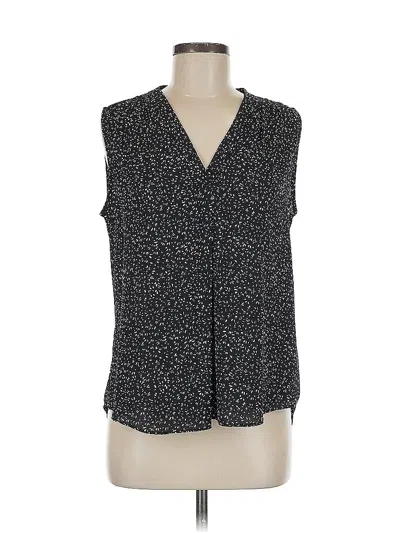Pre-owned Vince Camuto Sleeveless Blouse In Black