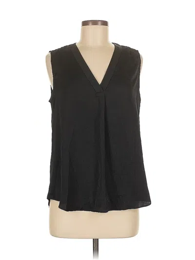 Pre-owned Vince Camuto Sleeveless Blouse In Black