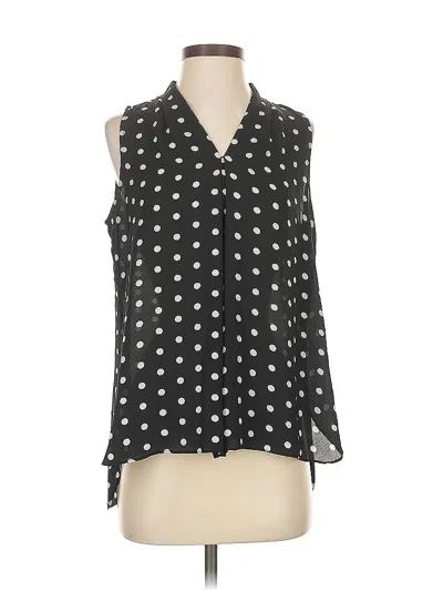 Pre-owned Vince Camuto Sleeveless Blouse In Black