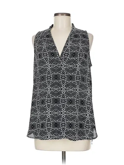Pre-owned Vince Camuto Sleeveless Blouse In Black