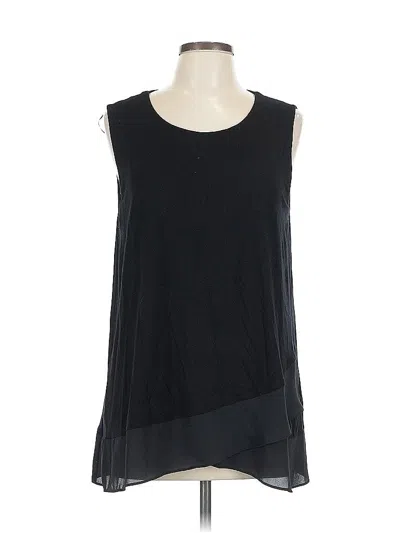 Pre-owned Vince Camuto Sleeveless Blouse In Black