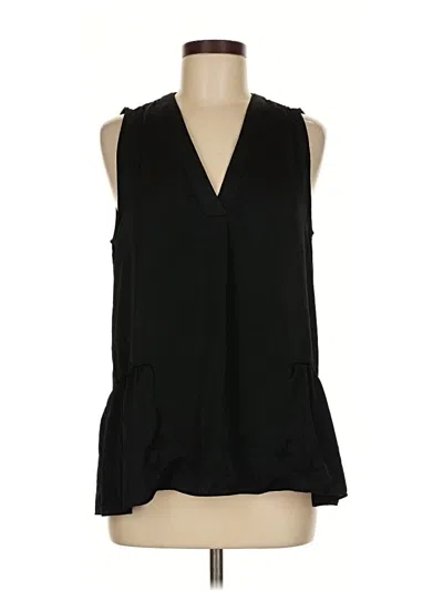 Pre-owned Vince Camuto Sleeveless Blouse In Black