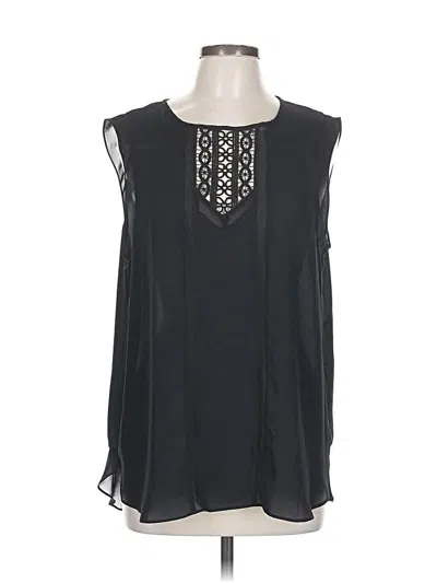 Pre-owned Vince Camuto Sleeveless Blouse In Black