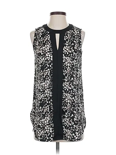 Pre-owned Vince Camuto Sleeveless Blouse In Black