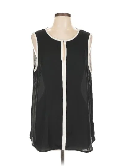 Pre-owned Vince Camuto Sleeveless Blouse In Black