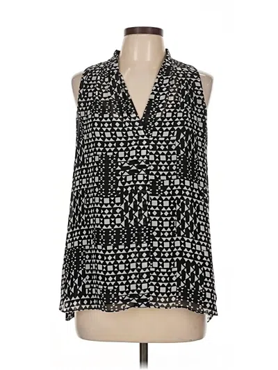 Pre-owned Vince Camuto Sleeveless Blouse In Black