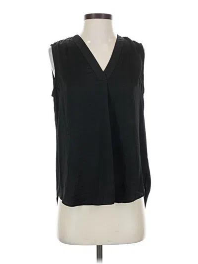 Pre-owned Vince Camuto Sleeveless Blouse In Black