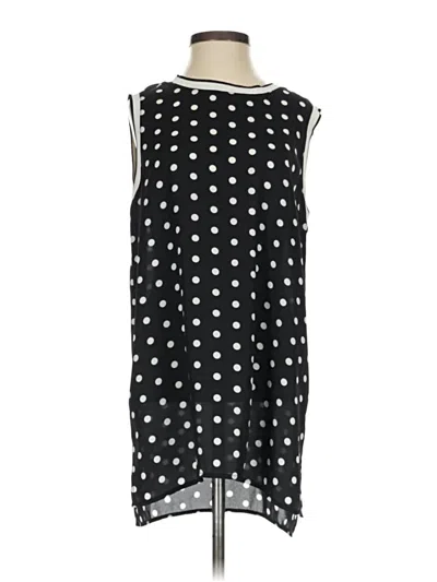 Pre-owned Vince Camuto Sleeveless Blouse In Black