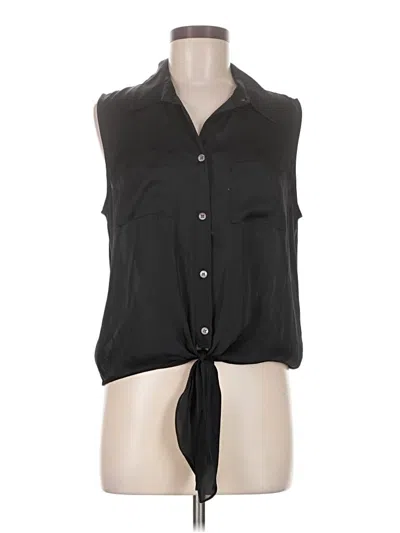 Pre-owned Vince Camuto Sleeveless Blouse In Black