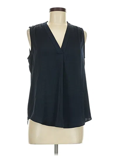 Pre-owned Vince Camuto Sleeveless Blouse In Black