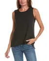 Vince Camuto High-low Sleeveless Top In Black
