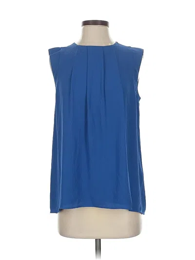 Pre-owned Vince Camuto Sleeveless Blouse In Blue