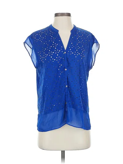 Pre-owned Vince Camuto Sleeveless Blouse In Blue