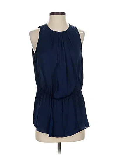 Pre-owned Vince Camuto Sleeveless Blouse In Blue