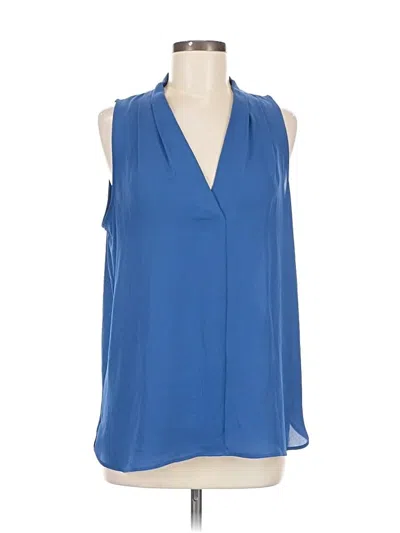 Pre-owned Vince Camuto Sleeveless Blouse In Blue