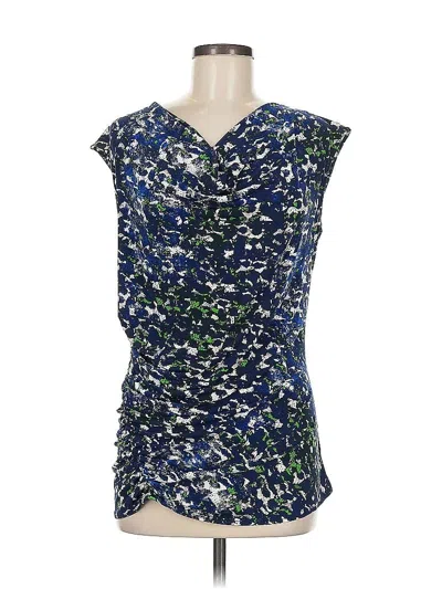 Pre-owned Vince Camuto Sleeveless Blouse In Blue