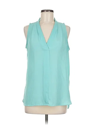 Pre-owned Vince Camuto Sleeveless Blouse In Blue