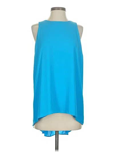 Pre-owned Vince Camuto Sleeveless Blouse In Blue