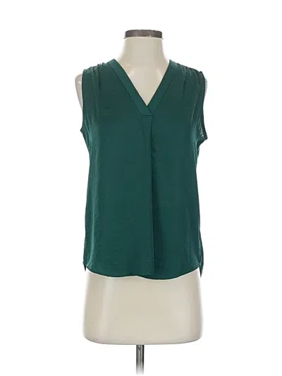 Pre-owned Vince Camuto Sleeveless Blouse In Blue