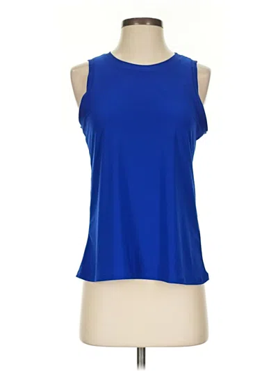 Pre-owned Vince Camuto Sleeveless Blouse In Blue