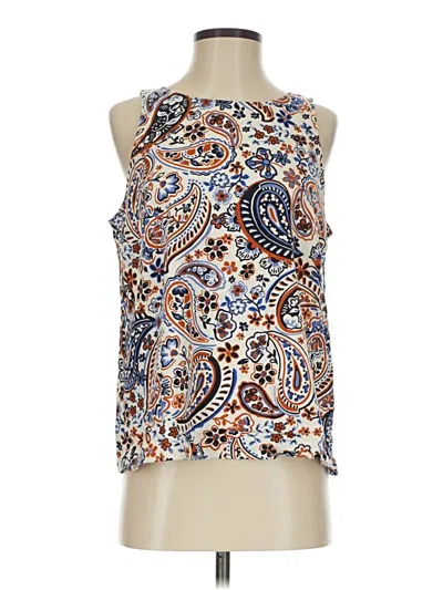 Pre-owned Vince Camuto Sleeveless Blouse In Blue