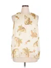 Vince Camuto Sleeveless Blouse In Gold